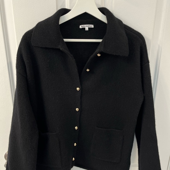 Reformation Parisa regenerative wool cardigan - Picture 3 of 9